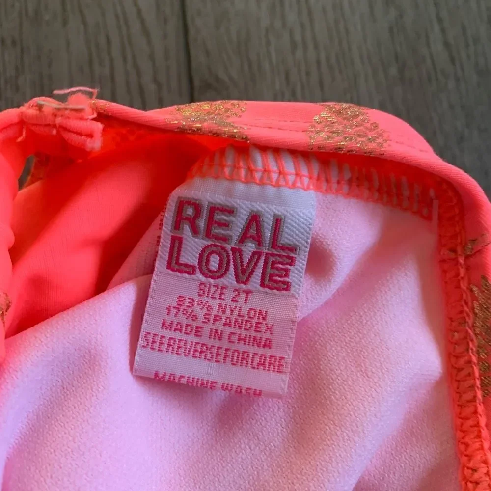 Real love size 2T girls bathing suit  perfect for vacation